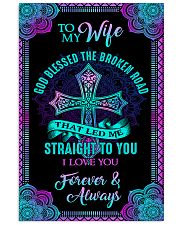 Husband To Wife - God Blessed The Broken Road Vertical Poster tile