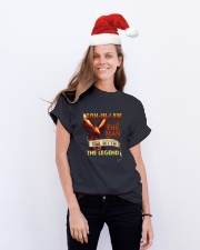 Son-in-law The man The myth The legend Classic T-Shirt lifestyle-holiday-crewneck-front-1