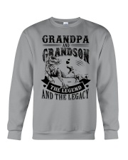 Grandpa And Grandson -The Legend And The Legacy Crewneck Sweatshirt tile