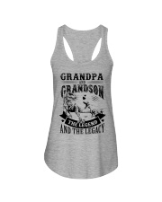 Grandpa And Grandson -The Legend And The Legacy Ladies Flowy Tank tile