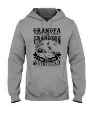 Grandpa And Grandson -The Legend And The Legacy Hooded Sweatshirt tile