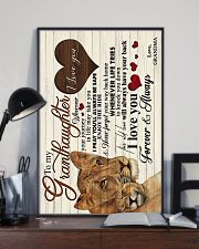 To Granddaughter - Never Forget Your Way Back 16x24 Poster lifestyle-poster-2