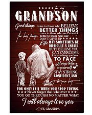 To Grandson - I Believe You Can Overcome - Poster 16x24 Poster front