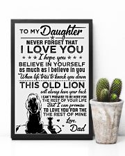 POSTER - TO MY DAUGHTER - LIONS - THIS OLD 16x24 Poster lifestyle-poster-8