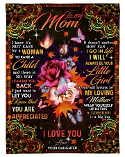 To My Mom - Autumn - Fleece Blanket Fleece Blanket tile