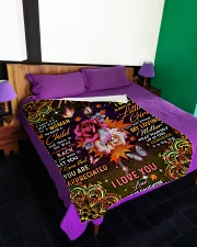 To My Mom - Autumn - Fleece Blanket Large Fleece Blanket - 60" x 80" aos-coral-fleece-blanket-60x80-lifestyle-front-01