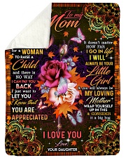 To My Mom - Autumn - Fleece Blanket Sherpa Fleece Blanket tile