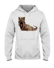 Dinosaur - Peeking - Sticker Hooded Sweatshirt tile