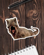 Dinosaur - Peeking - Sticker Sticker - Single (Horizontal) aos-sticker-single-horizontal-lifestyle-front-05