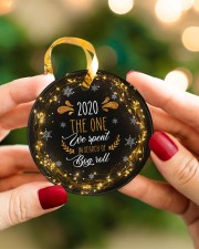 Christmas - Virus Corona - 2020 Circle ornament - single (porcelain) aos-circle-ornament-single-porcelain-lifestyles-08
