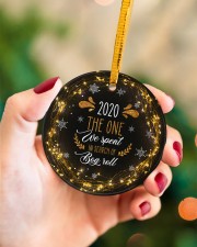 Christmas - Virus Corona - 2020 Circle ornament - single (porcelain) aos-circle-ornament-single-porcelain-lifestyles-09
