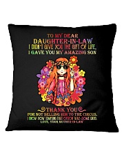 MOM TO DAUGHTER IN LAW Square Pillowcase thumbnail