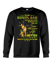 To My Bonus Dad - T-Shirt Crewneck Sweatshirt tile