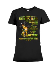 To My Bonus Dad - T-Shirt Premium Fit Ladies Tee tile
