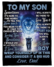 Gift For Son - Fleece Blanket Small Fleece Blanket - 30" x 40" front