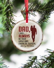 To My Dad - Christmas Circle ornament - single (porcelain) aos-circle-ornament-single-porcelain-lifestyles-07