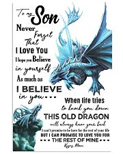 MOM TO SON - AQUA DRAGON - NEVER FORGET 16x24 Poster front