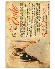 TO MY WIFE 16x24 Poster front