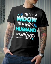 I'm not a widow Classic T-Shirt lifestyle-mens-crewneck-front-6