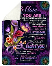 To My Mom - Fleece Blanket Sherpa Fleece Blanket tile