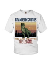 T-SHIRT - TO GRANDSON - T REX - THE LEGEND Youth T-Shirt front