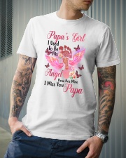 Papa's Girl - I used to be his angel now he's mine Classic T-Shirt lifestyle-mens-crewneck-front-6