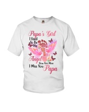 Papa's Girl - I used to be his angel now he's mine Youth T-Shirt tile
