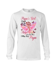 Papa's Girl - I used to be his angel now he's mine Long Sleeve Tee tile