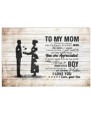 To My Mom - I Love You Horizontal Poster tile