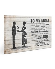 To My Mom - I Love You 30x20 Gallery Wrapped Canvas Prints front