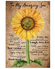 TO MY AMAZING SON 16x24 Poster front