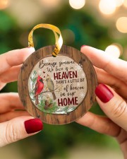 Christmas - Because Someone We Love Is In Heaven Circle ornament - single (porcelain) aos-circle-ornament-single-porcelain-lifestyles-08