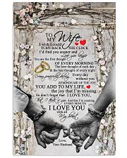 TO MY WIFE 16x24 Poster front