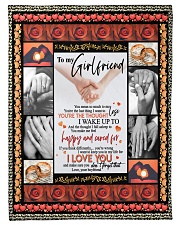 TO MY GIRLFRIEND Fleece Blanket tile
