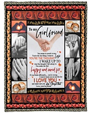 TO MY GIRLFRIEND Large Fleece Blanket - 60" x 80" front