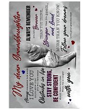 Grandma to Granddaughter - Fllow Your Dream 16x24 Poster front