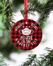 Christmas - Corona Virus Pandemic - Oh QuaranTree Circle ornament - single (porcelain) aos-circle-ornament-single-porcelain-lifestyles-07