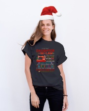 TO MY DAUGHTER-IN-LAW - QUILTING - CIRCUS Classic T-Shirt lifestyle-holiday-crewneck-front-1