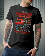 TO MY DAUGHTER-IN-LAW - QUILTING - CIRCUS Classic T-Shirt lifestyle-mens-crewneck-front-6