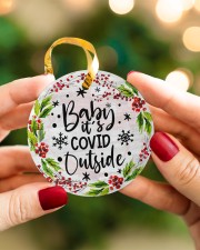 Christmas - Covid 2020 Circle ornament - single (porcelain) aos-circle-ornament-single-porcelain-lifestyles-08