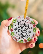 Christmas - Covid 2020 Circle ornament - single (porcelain) aos-circle-ornament-single-porcelain-lifestyles-09