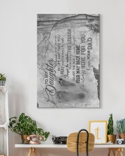 To My Daughter - Wherever Your Journey I Life 20x30 Gallery Wrapped Canvas Prints aos-canvas-pgw-20x30-lifestyle-front-03