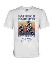 T-SHIRT - DAUGHTER AND DAD - VINTAGE V-Neck T-Shirt tile