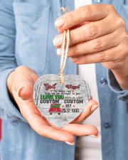 Husband and Wife - God Blessed The Broken Road Heart ornament - single (porcelain) aos-heart-ornament-single-porcelain-lifestyles-01