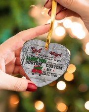 Husband and Wife - God Blessed The Broken Road Heart ornament - single (porcelain) aos-heart-ornament-single-porcelain-lifestyles-09