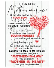 TO MY MOTHER-IN-LAW - TREE 16x24 Poster front