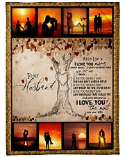 TO MY HUSBAND Large Fleece Blanket - 60" x 80" front