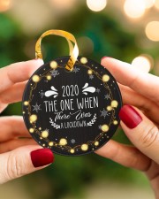 Christmas - Virus Corona - 2020 Circle ornament - single (porcelain) aos-circle-ornament-single-porcelain-lifestyles-08