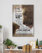 To My Daughter - Lions - Today Is A Good Day 20x30 Gallery Wrapped Canvas Prints aos-canvas-pgw-20x30-lifestyle-front-03