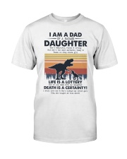 T-SHIRT - DAD - FUNNY - DINOSAUR Classic T-Shirt front